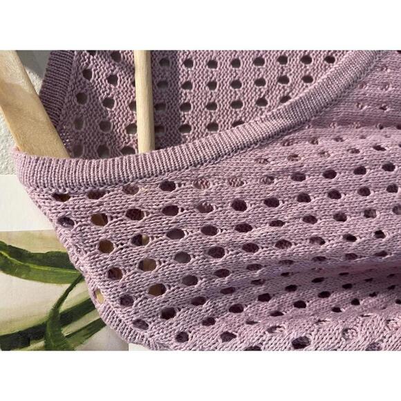 Dokotoo Womens Summer V Neck Short Sleeve- Lavender- Size 2xL - Picture 3 of 5